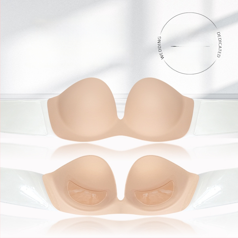 Gilus U krūtinės pleistras su plieno žiedu, V formos, be petelių, be nugaros, didelis dydis, medvilnė