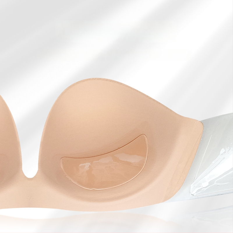 Gilus U krūtinės pleistras su plieno žiedu, V formos, be petelių, be nugaros, didelis dydis, medvilnė