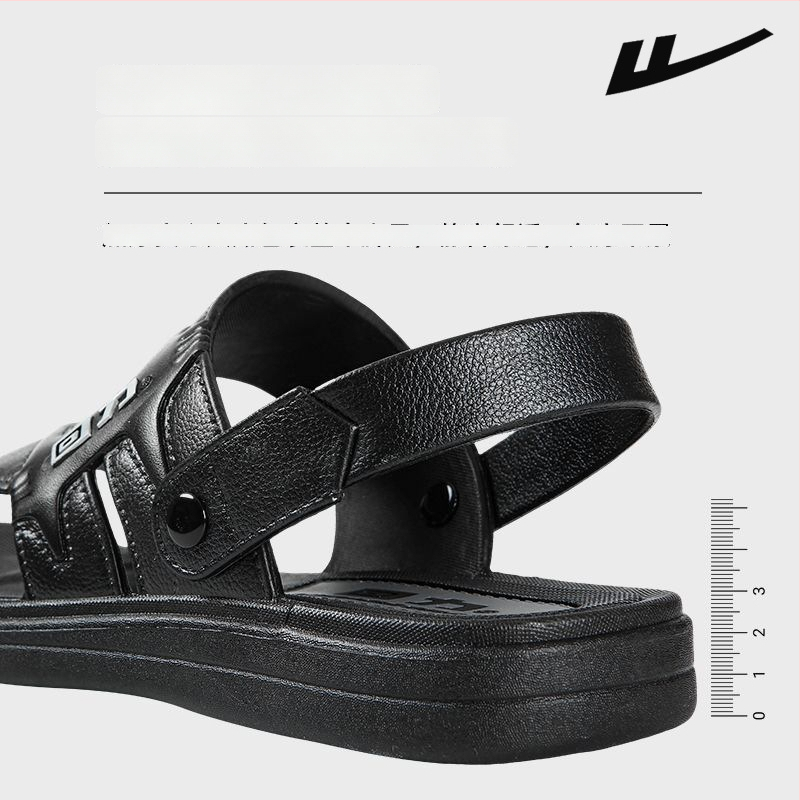 Meeste PVC sandaalid, ülaosa PVC, tallad PVC, vaba aja stiil, avatud varvas