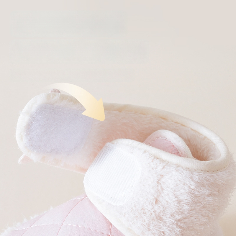 Kūdikių bateliai su Velcro užsegimu, universalūs, 6–12 mėnesių, viršus drobė, EVA padas