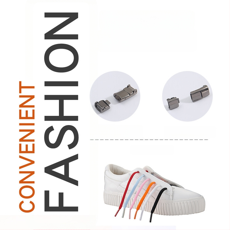 PC046 Batų raištelių fiksavimo sistema – elastinė, be rišimo, tinka sportbačiams, odiniams batams, aulinėms, kasdieniams ir audiniams – ilgis 1 m – Jin Ying