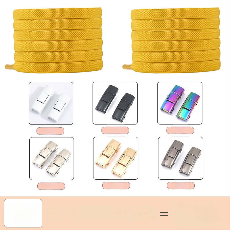 PC046 Batų raištelių fiksavimo sistema – elastinė, be rišimo, tinka sportbačiams, odiniams batams, aulinėms, kasdieniams ir audiniams – ilgis 1 m – Jin Ying