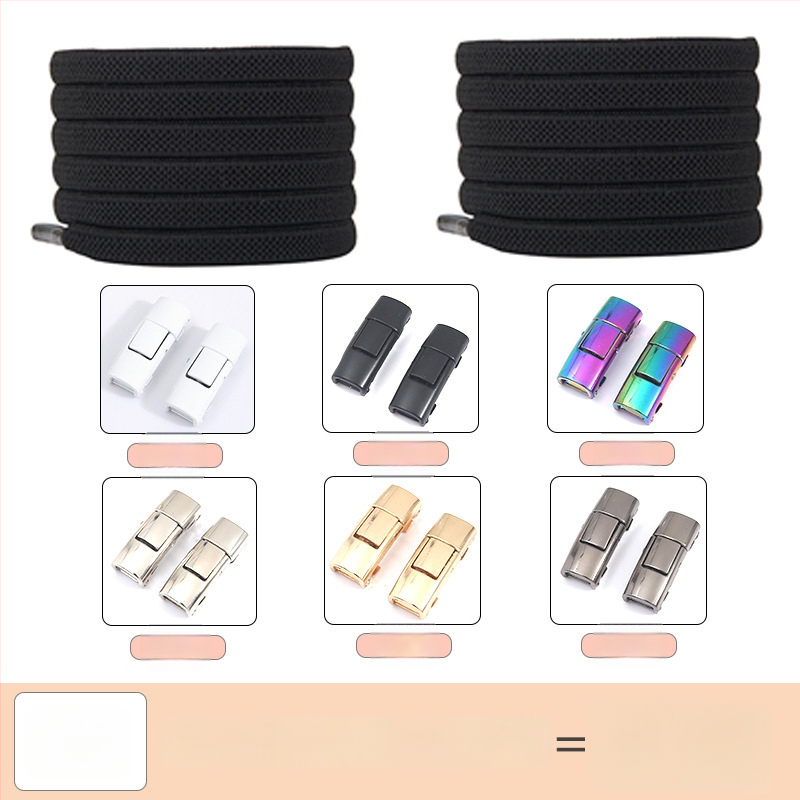 PC046 Batų raištelių fiksavimo sistema – elastinė, be rišimo, tinka sportbačiams, odiniams batams, aulinėms, kasdieniams ir audiniams – ilgis 1 m – Jin Ying