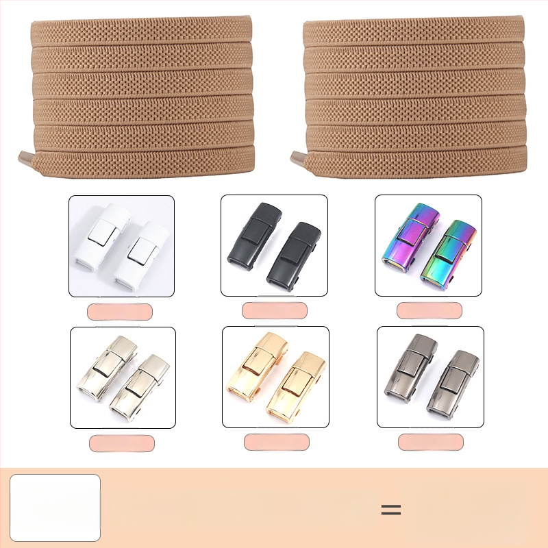 PC046 Batų raištelių fiksavimo sistema – elastinė, be rišimo, tinka sportbačiams, odiniams batams, aulinėms, kasdieniams ir audiniams – ilgis 1 m – Jin Ying