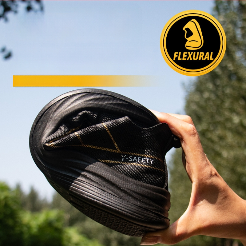 Darbos saugos batai su smūgių ir perforacijos apsauga, lengvi, kvėpuojantys, neslidūs ir atsparūs dilimui, medžiaga: skraidančio tinklo