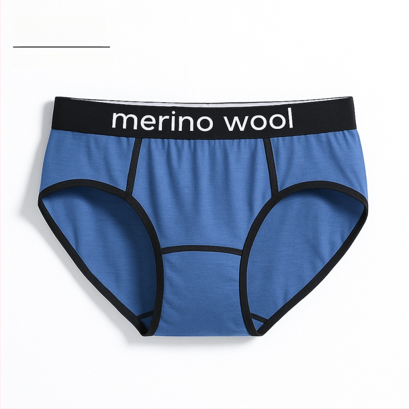 Naiste meriinovillast aluspüksid – õhukesed sportlikud aluspüksid, madal vöökoht, 100% meriinovill