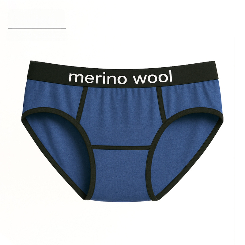 Naiste meriinovillast aluspüksid – õhukesed sportlikud aluspüksid, madal vöökoht, 100% meriinovill