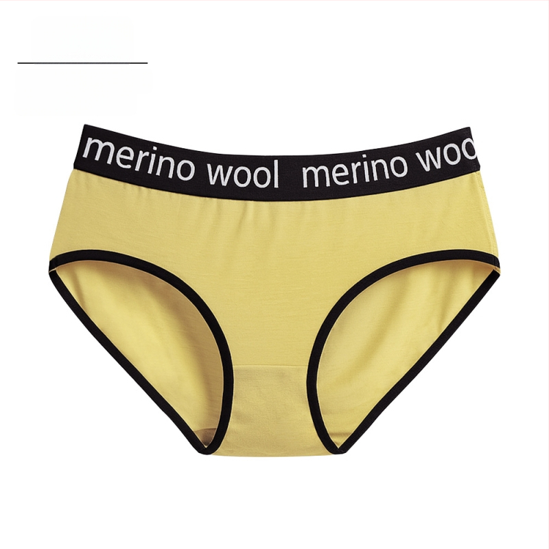 Naiste meriinovillast aluspüksid – õhukesed sportlikud aluspüksid, madal vöökoht, 100% meriinovill