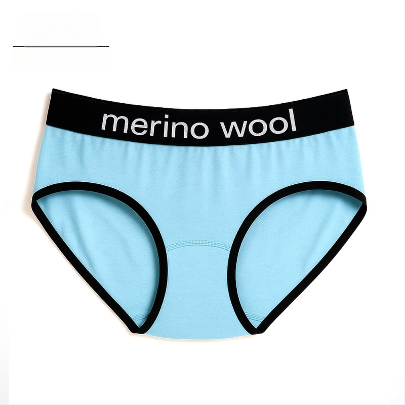 Naiste meriinovillast aluspüksid – õhukesed sportlikud aluspüksid, madal vöökoht, 100% meriinovill