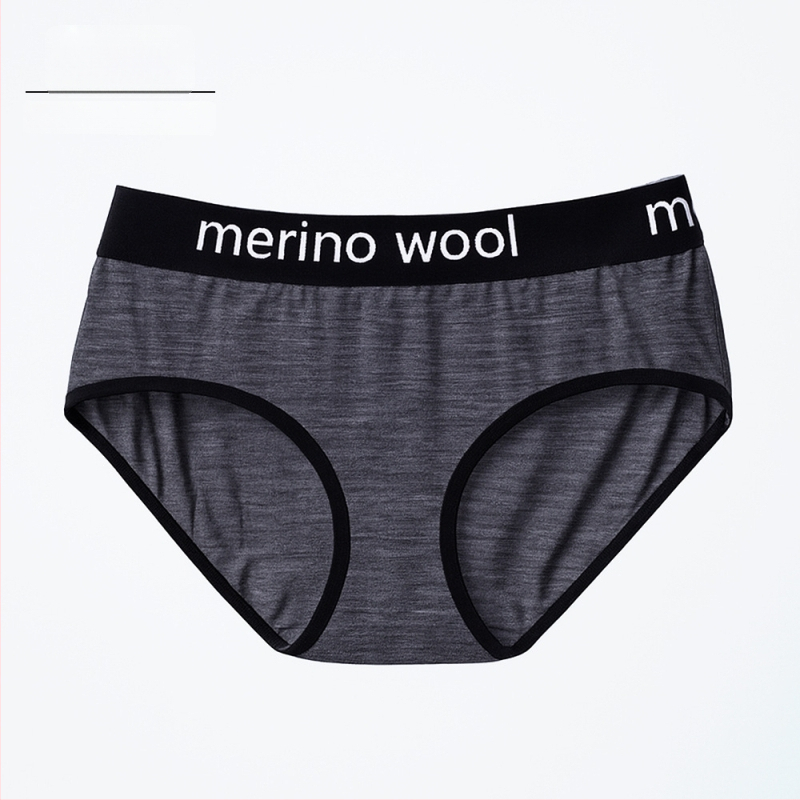 Naiste meriinovillast aluspüksid – õhukesed sportlikud aluspüksid, madal vöökoht, 100% meriinovill