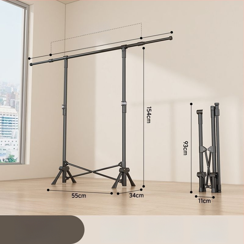 Grīdas sztāvs drēbju žāvēšanai, teleskopisks, pārvietojams un saliekams, nerūsējošā tēraudā, piemērots balkoniem, mājām vai studentu mājām, modelis 7845756785