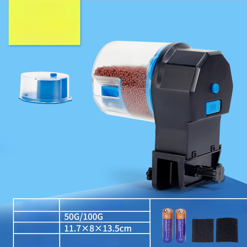 Automatinis žuvų šėrėjas akvariumui (ABS medžiaga; Kinija kilmė; pilnas automatines šėrimo komplektas; prekės kodas CWYP-DD159; vandens gyvūnams)