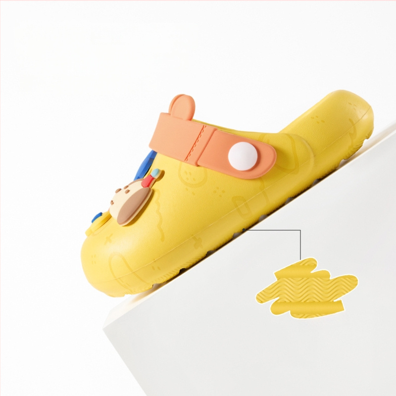 Vaikiški EVA slip-on sandalai su neslidžia minkšta padu, Nidobear Cartoon Paradise, 3-12 metų