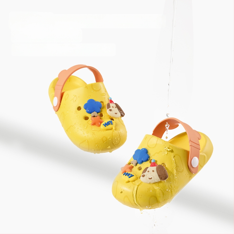 Vaikiški EVA slip-on sandalai su neslidžia minkšta padu, Nidobear Cartoon Paradise, 3-12 metų