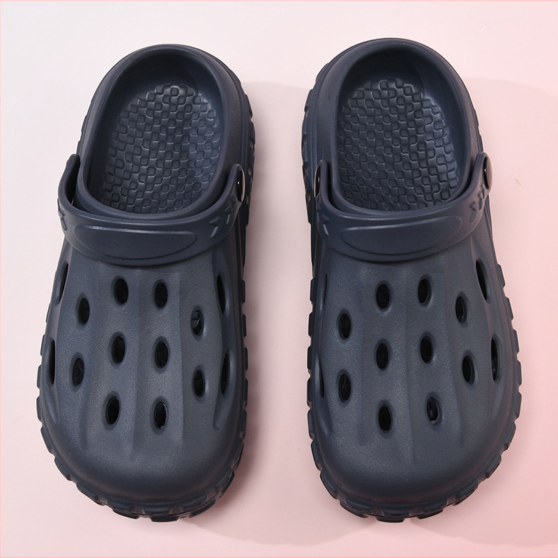 Unisex EVA Crocs stilā sandales ar 5 cm biezu zoli, pretslīdēšana, izturīgas, elpojošas, ar slēgtu purnu