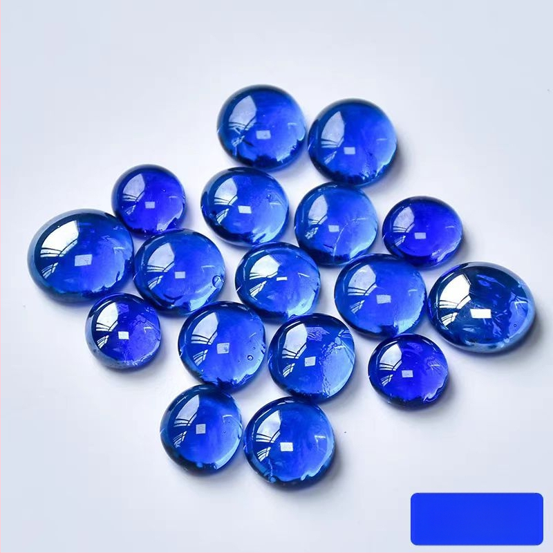 Klaasist lamedad helmed hidroponika ja akvaariumi dekoratsioonideks – maastikukivide tüüp, 500 g