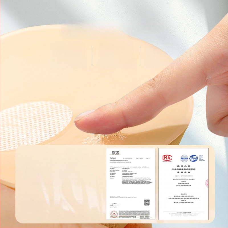 Silikoninis krūties pleistras vestuvinei suknelei — specialiai mažoms krūtims, pakelia, neslidus, 5 cm storis, nematomas po drabužiais