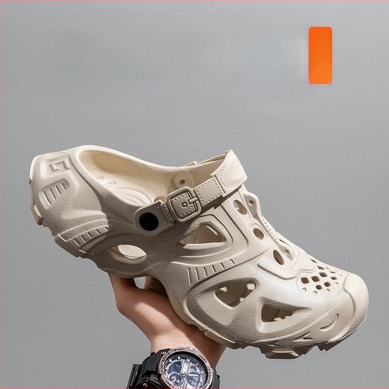 Meeste EVA sandaalid mustriga, EVA materjal, libisemiskindlad, kevad-suve-sügis