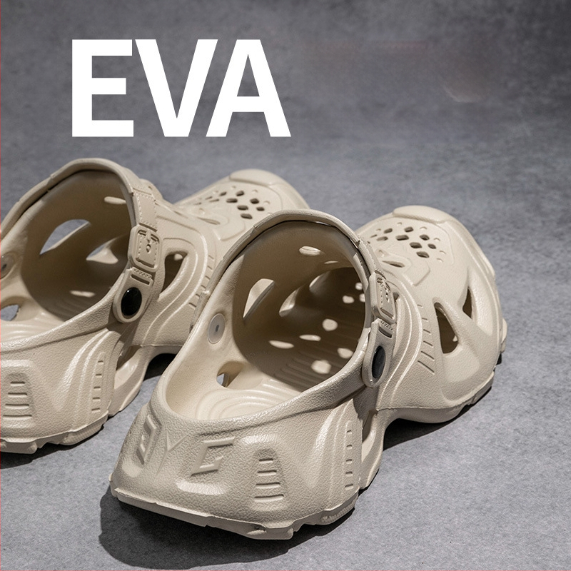 Meeste EVA sandaalid mustriga, EVA materjal, libisemiskindlad, kevad-suve-sügis