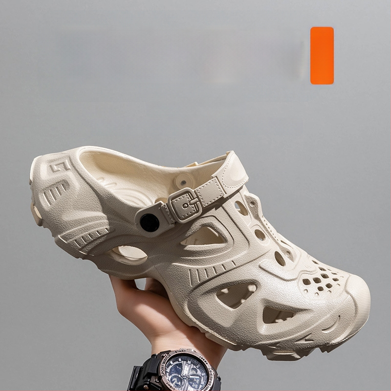 Meeste EVA sandaalid mustriga, EVA materjal, libisemiskindlad, kevad-suve-sügis