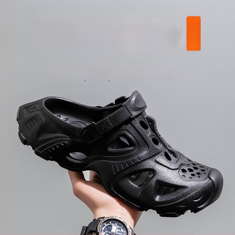 Meeste EVA sandaalid mustriga, EVA materjal, libisemiskindlad, kevad-suve-sügis