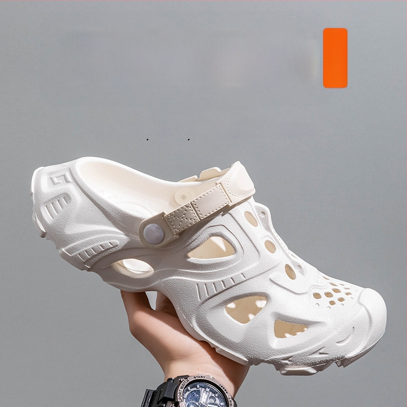 Meeste EVA sandaalid mustriga, EVA materjal, libisemiskindlad, kevad-suve-sügis