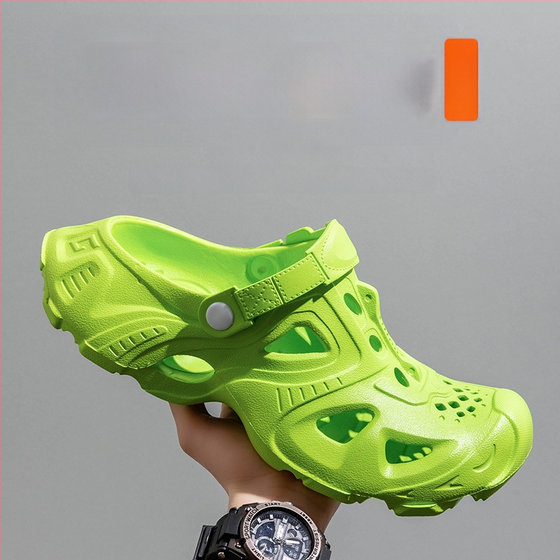 Meeste EVA sandaalid mustriga, EVA materjal, libisemiskindlad, kevad-suve-sügis