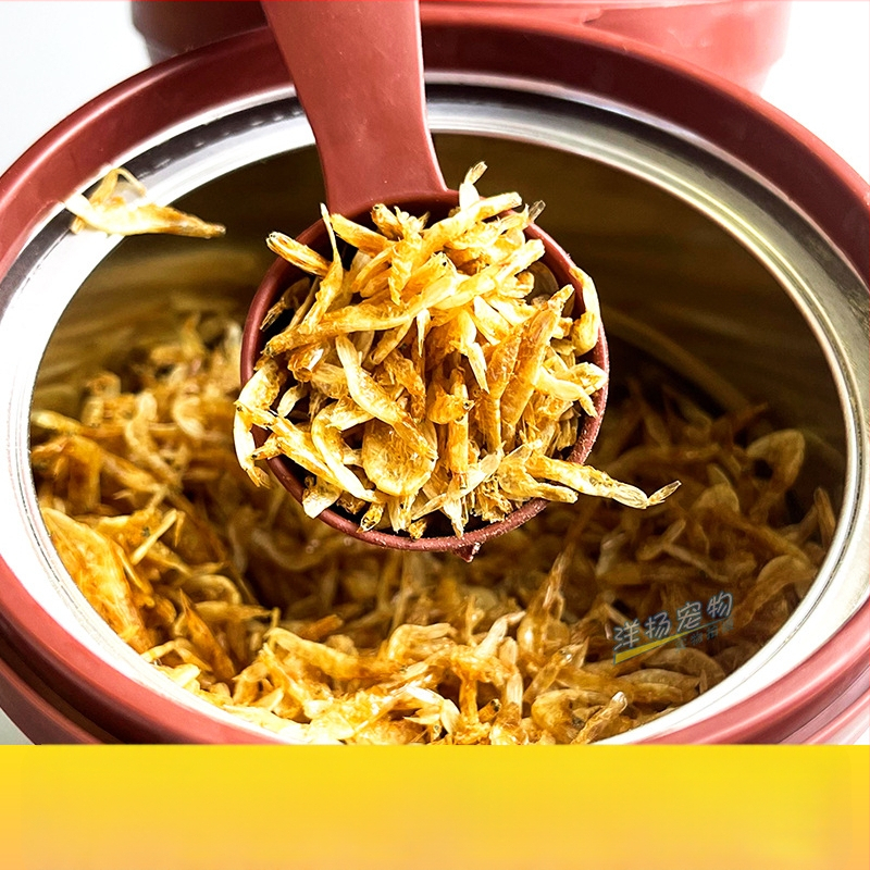 Džiovintos krevetės želvėms – plaukianti, universali vandens ir pusiau vandens vėžliams, 120 g po skardinę, 48 skardinės dėžėje, prekinis ženklas Inch of Gold, prekės kodas CJ03