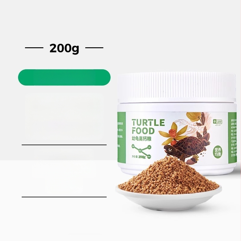 YEE jauniems vandens vėžliams – granulės, vandens naminių gyvūnėlių maistas