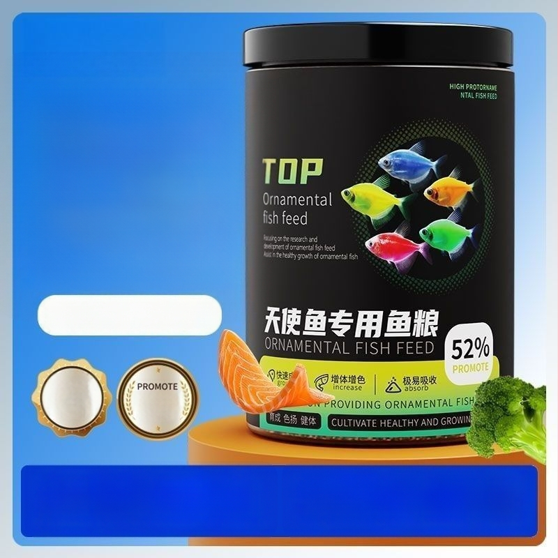 Akvaariumi kala toit dekoratiivkaladele — graanulid, veekeskonna lemmiktoit, mitte imporditud