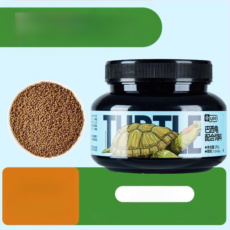 Yee kilpkonna toit – osakestega toit; Bränd: Yee; Päritoluriik: Shandong; Pakendi kogus: 1; Tüüp: akvaariumi lemmikloomatoit