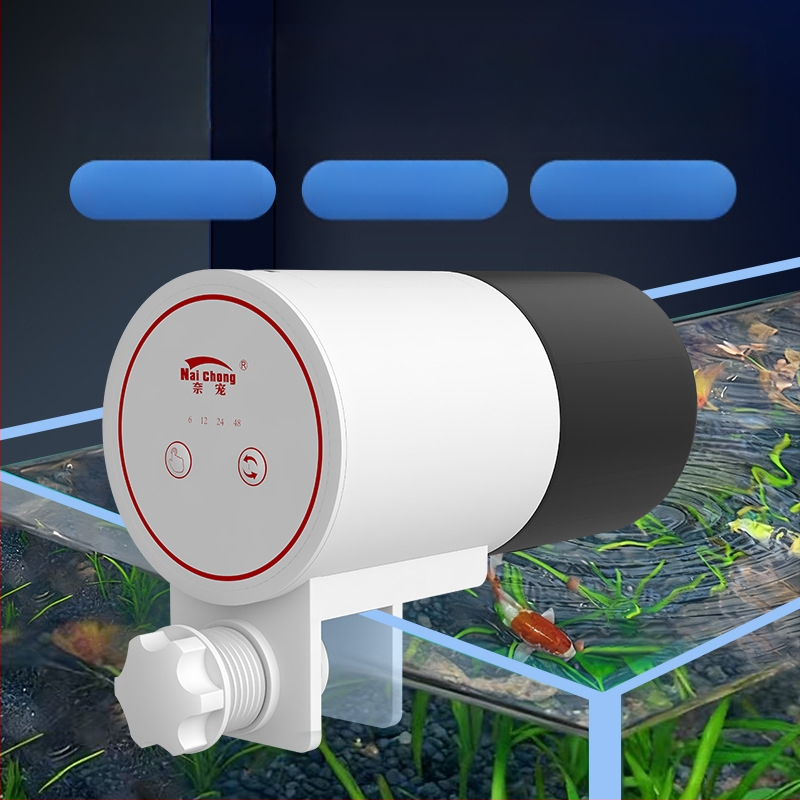 Automatinė akvariumo šėrimo sistema – išmanus reguliuojamas laikmatis, tinkama koi ir aukso žuvims, plastikinis, Naichong