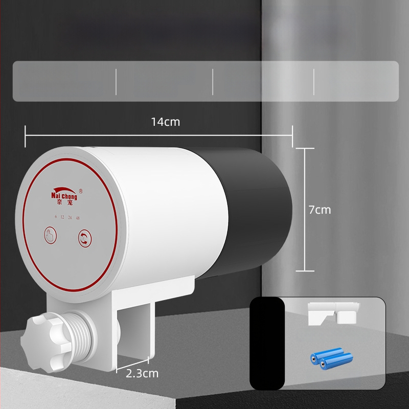 Automatinė akvariumo šėrimo sistema – išmanus reguliuojamas laikmatis, tinkama koi ir aukso žuvims, plastikinis, Naichong