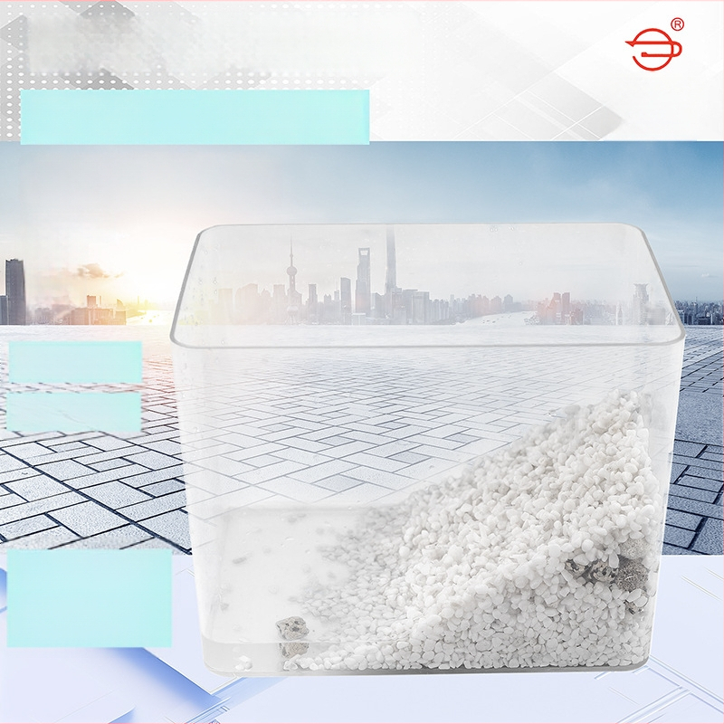 Stalo dydžio akvariumas vėžliukui ir auksinei žuviai - PVC dekoratyvinis akvariumas, pakuotė 10 vnt., 1 kg