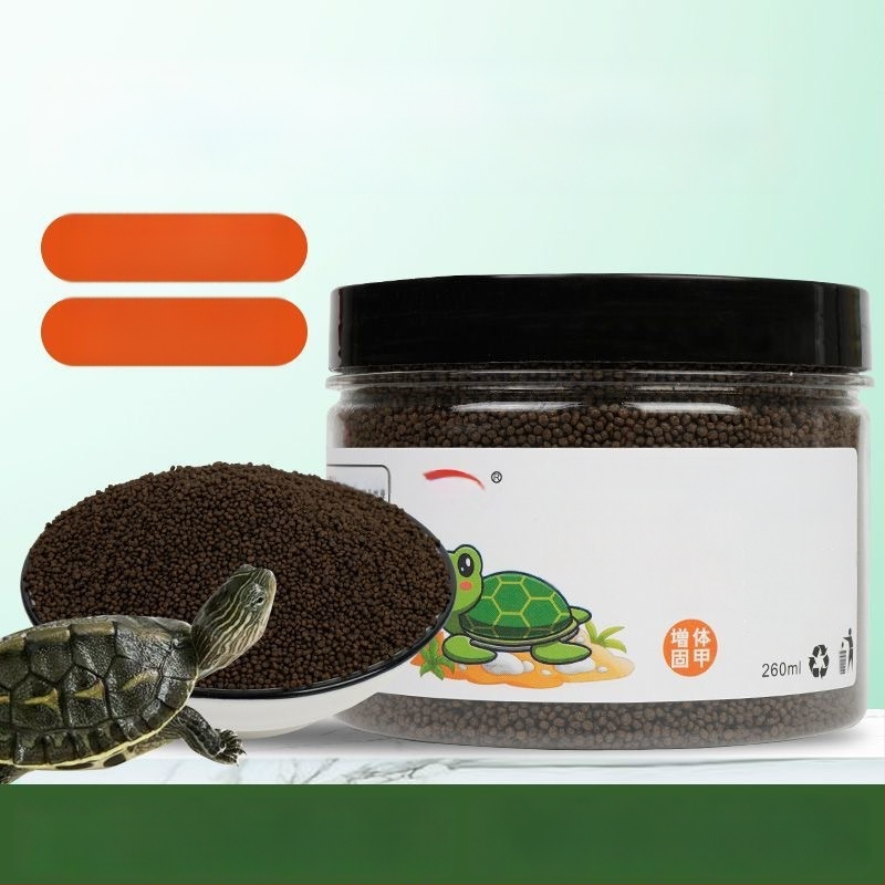 Noore kilpkonna toit – kõrge kaltsiumi ja valgu sisaldus, graanulid, kaitseb pehme kilp