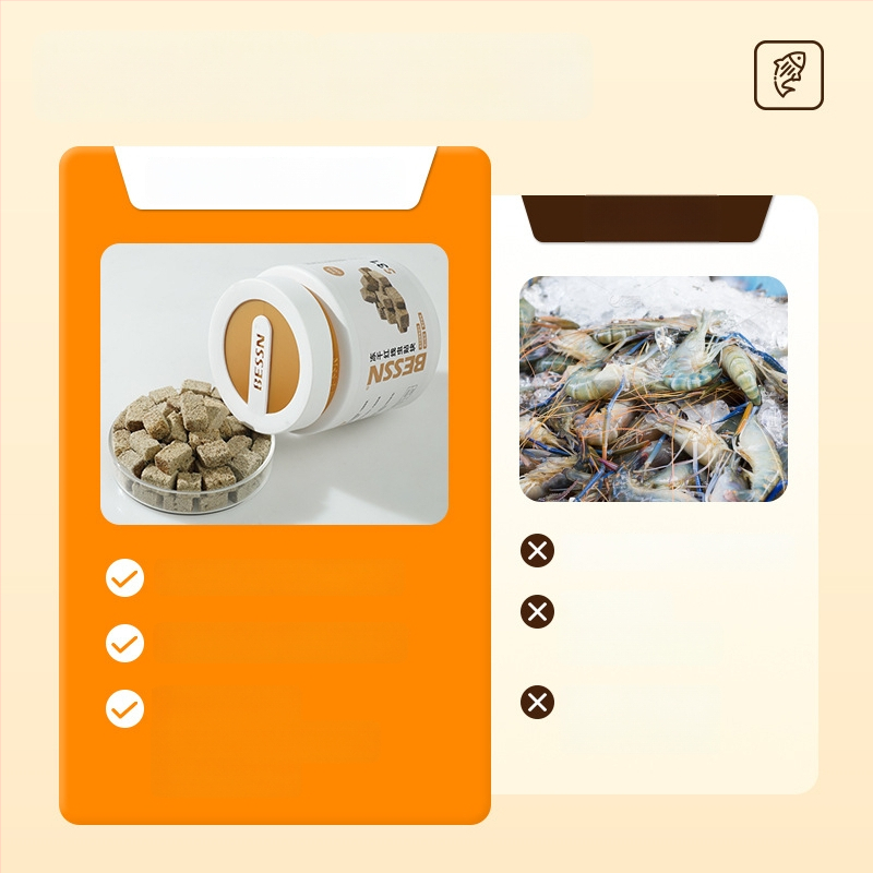 Bessn – Liiofiliseeritud vereussid – granulaarne akvaariumi toid, 350 g, 10 tk