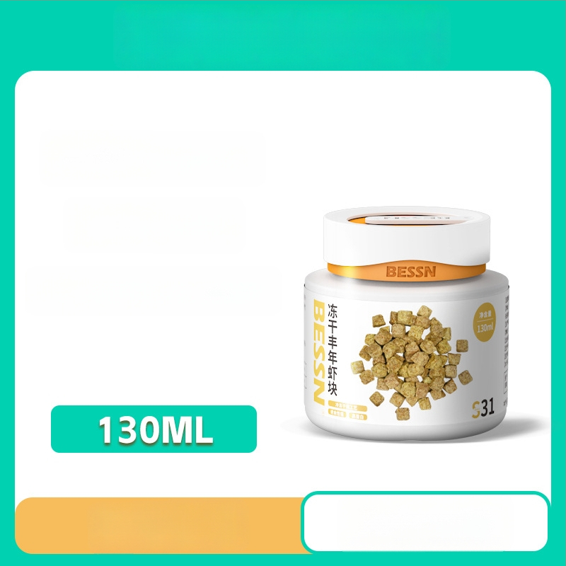 Bessn – Liiofiliseeritud vereussid – granulaarne akvaariumi toid, 350 g, 10 tk