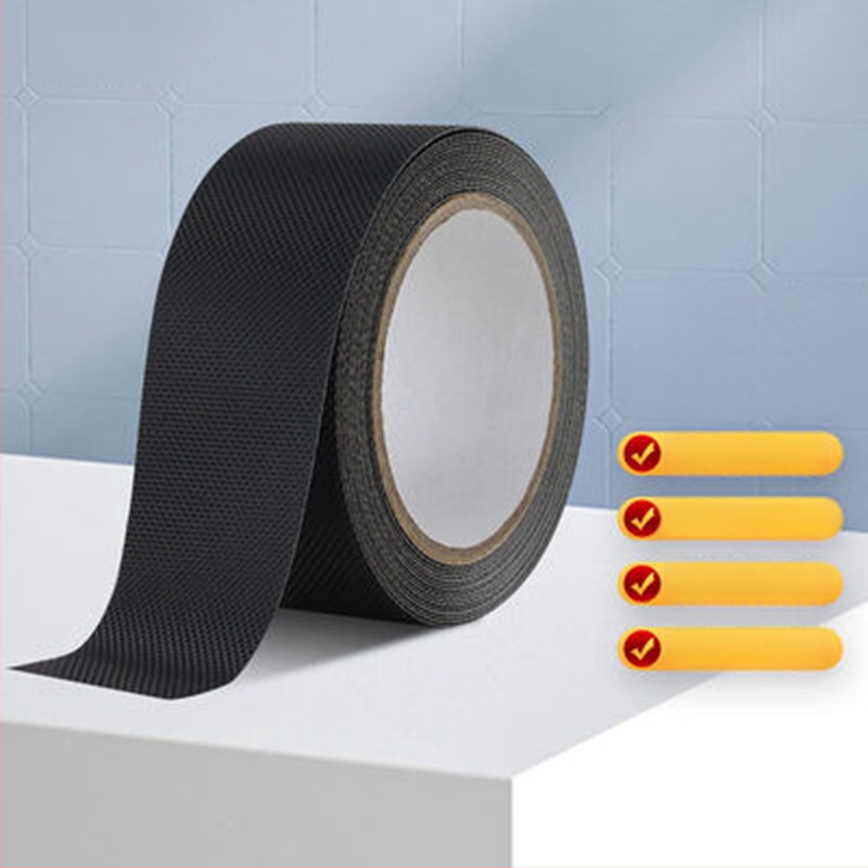 PEVA pagrindu pagaminta lipni neslidinanti juosta vonios kambariams ir laiptams (storį 0,75 mm, akriliniai klijai)