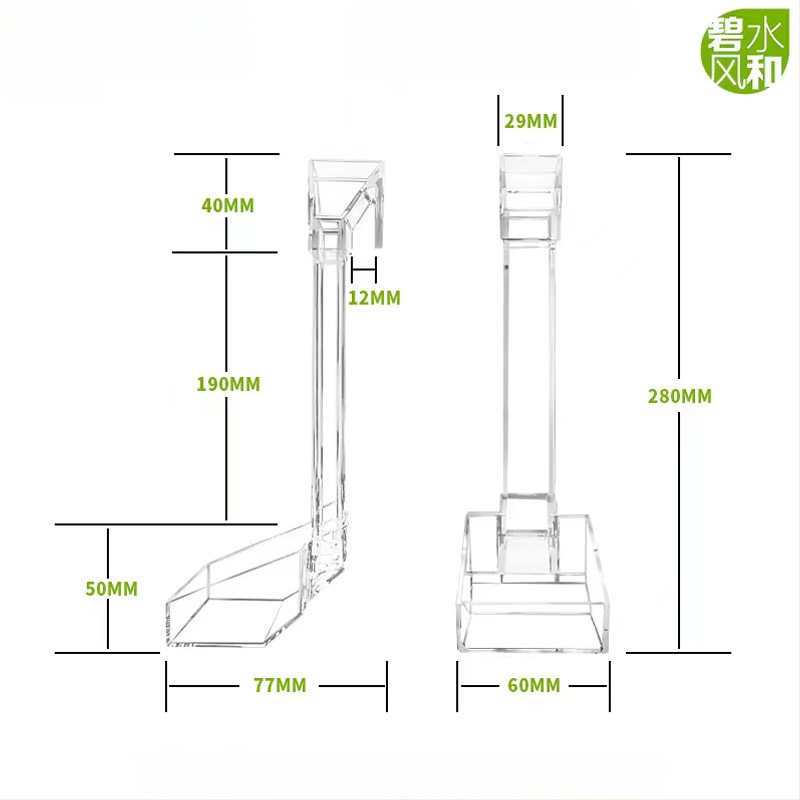 Akrilo akvariumo šėrimo vamzdelis, rankinis maitinimo įrenginys žuvims ir krevetėms, pakuotė 192 vnt.