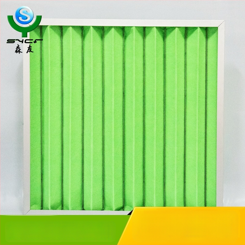 Plaaditüüpi õhufilter G3/G4 värske õhu süsteemi jaoks – jäme efektiivsus, plaat-ja-raam, mudel SY-GLQ-3003, filtratsiooni pind 1000