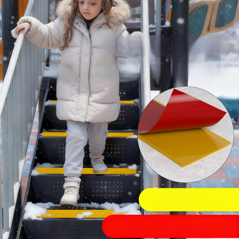 PVC laiptų neslidus kilimėlis lauko ir vidaus laiptais — lipnus, atsparus vandeniui, atsparus dilimui, storis pasirinktinai