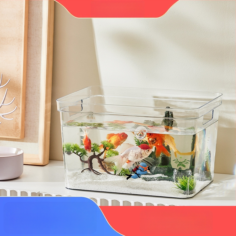 Beduo Yang Mājas Akvārijs - PET materiāls, augstas klases DIY, dzīvojamās istabas ainavu dekors, dekoratīvs pamatskaps, mākslīgais ekoloģiskais dīķis