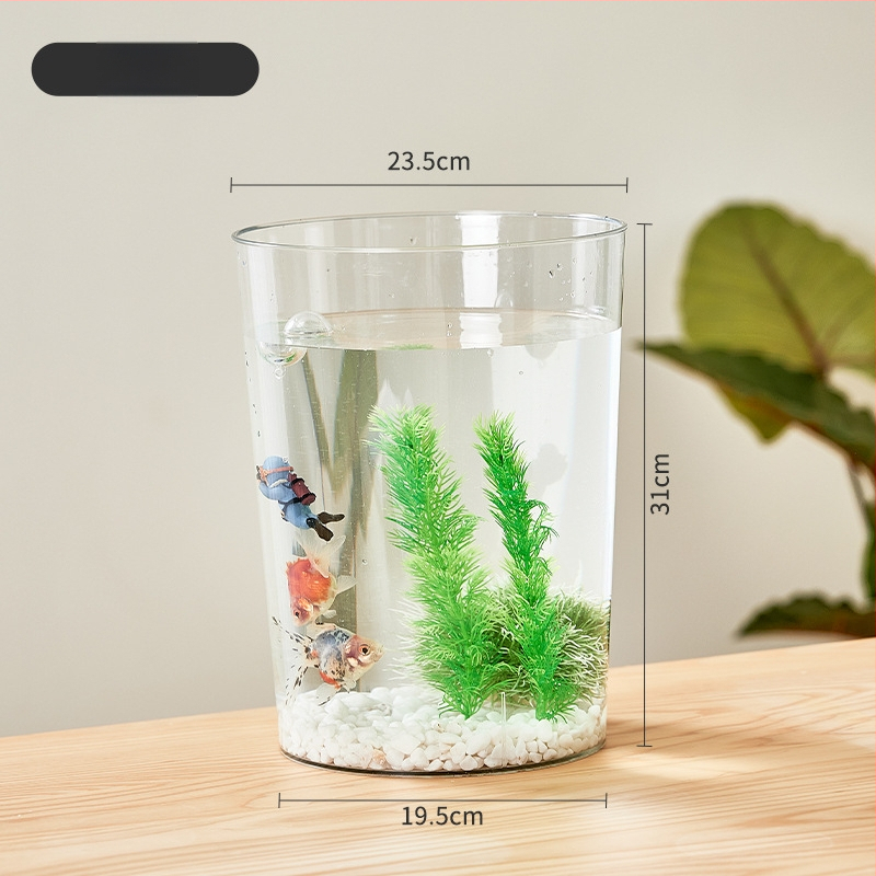 Beduo Yang Mājas Akvārijs - PET materiāls, augstas klases DIY, dzīvojamās istabas ainavu dekors, dekoratīvs pamatskaps, mākslīgais ekoloģiskais dīķis