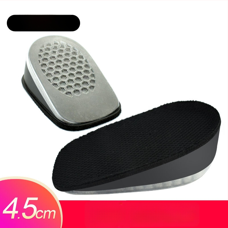 Keliamieji įdėklai vyrams ir moterims, nematomi vidiniai pakėlimo įdėklai, silikono + putų, modelis SZ-09, stilius: pusės įdėklas, kulno įdėklas