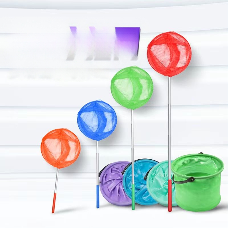 Vaikams skirtas vabzdžių gaudymo tinklas su teleskopine kotu — nerūdijantis plienas; prekės ženklas Little Ancient Classmate; kategorija: žvejyba / akvariumo įranga