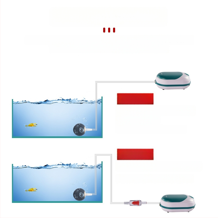 Jingye plastikinis atgalinės srovės vožtuvas akvariumo deguonies siurbliui – atgalinės srovės prevencija, svoris 0.1 kg