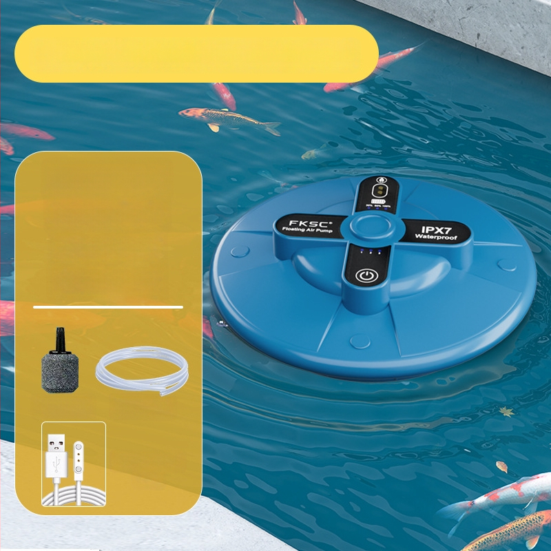 Plūduriuojantis vandens aeratorius – nešiojamas, automatinis deguonies siurblys, svoris 400 g, prekės ženklas Crazy Water Plants