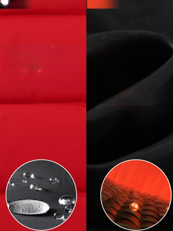 Paksendatud veekindel puuvillane vest töörõivaste jaoks – varrukateta, trükitud logo