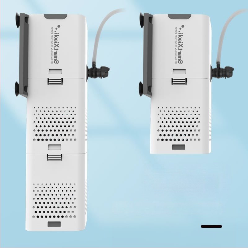 Akvariumo filtras viskas viename su integruotu siurbliu ir deguonies tiekimu; Medžiaga: Plastikas