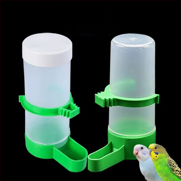 Paukščių vandens dispenseris, plastmasinis, tinkamas akvariumo paukščiams, pusiau automatizuotas vandens tiekimas